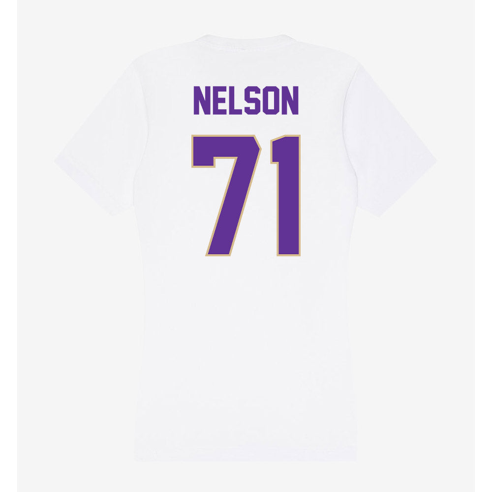 Western Carolina - NCAA Football : Sawyer Nelson - Classic Shersey Women's V-Neck T-Shirt-1
