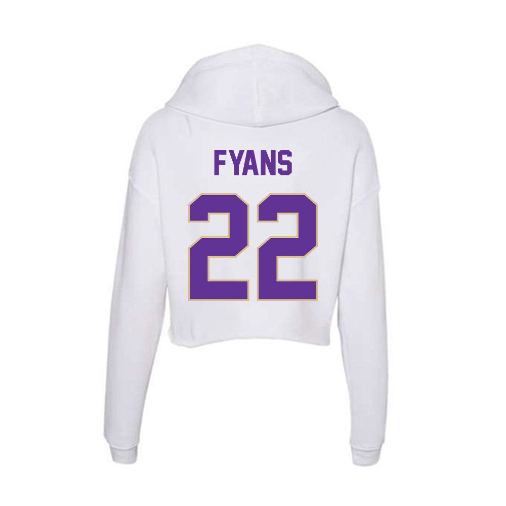 Western Carolina - NCAA Women's Basketball : Ellie Fyans - Classic Shersey Women's Crop Fleece Hoodie-1