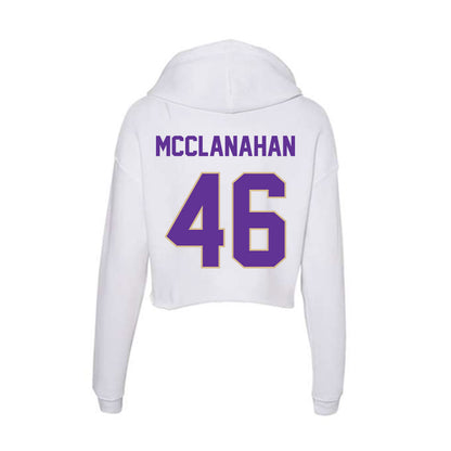Western Carolina - NCAA Football : Nolan McClanahan - Classic Shersey Women's Crop Fleece Hoodie-1