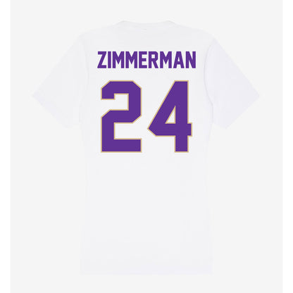 Western Carolina - NCAA Women's Basketball : Justice Zimmerman - Classic Shersey Women's V-Neck T-Shirt-1