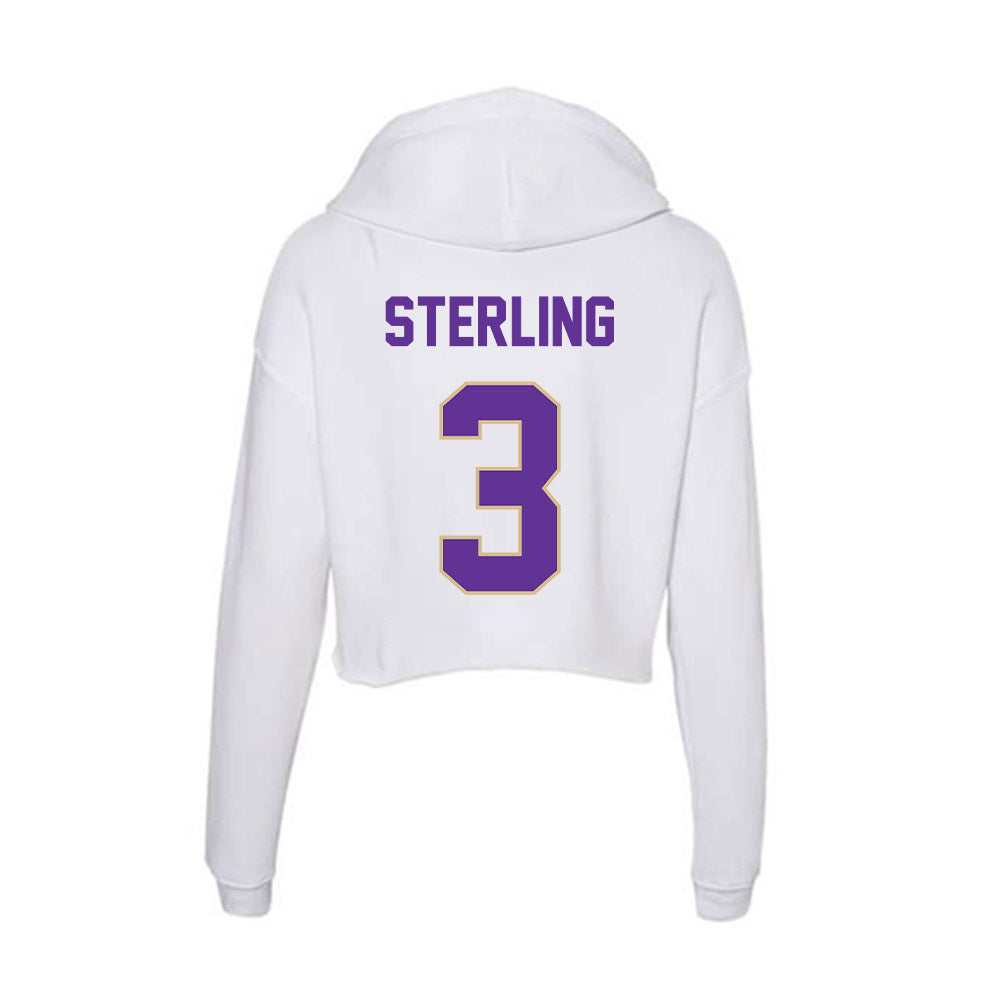 Western Carolina - NCAA Football : Khaleal Sterling - Classic Shersey Women's Crop Fleece Hoodie-1