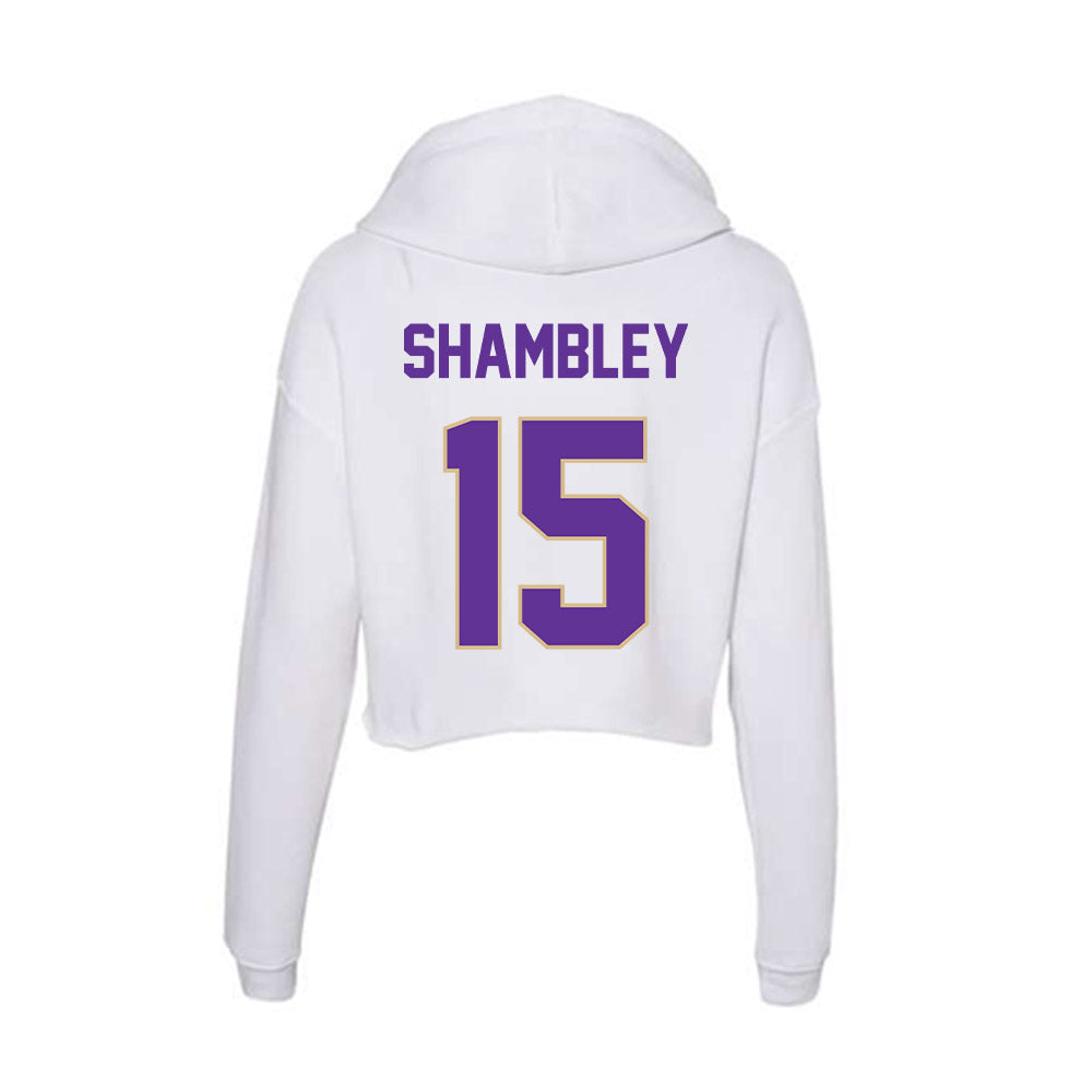 Western Carolina - NCAA Softball : Kimber Shambley - Classic Shersey Women's Crop Fleece Hoodie-1