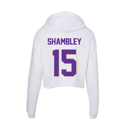 Western Carolina - NCAA Softball : Kimber Shambley - Classic Shersey Women's Crop Fleece Hoodie-1