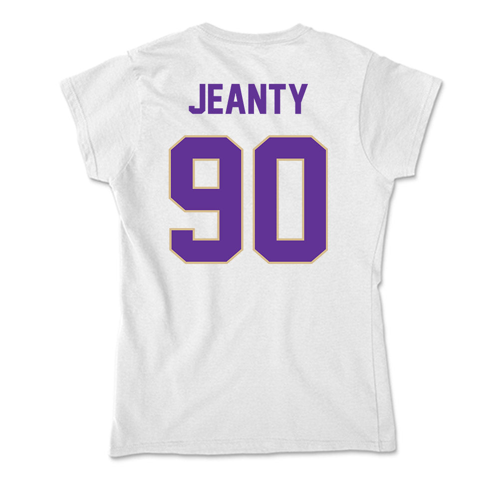 Western Carolina - NCAA Football : Fernando Jeanty - Classic Shersey Soft Style Women’s T-Shirt-1