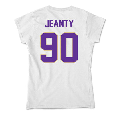 Western Carolina - NCAA Football : Fernando Jeanty - Classic Shersey Soft Style Women’s T-Shirt-1