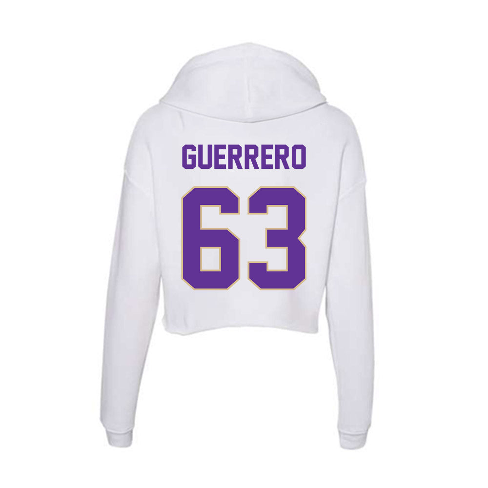 Western Carolina - NCAA Football : Thomas Guerrero - Classic Shersey Women's Crop Fleece Hoodie-1