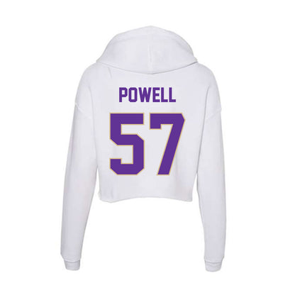 Western Carolina - NCAA Football : Kaden Powell - Classic Shersey Women's Crop Fleece Hooded Sweatshirt-1