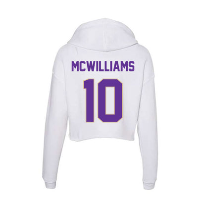 Western Carolina - NCAA Football : Jabari McWilliams - Classic Shersey Women's Crop Fleece Hoodie-1