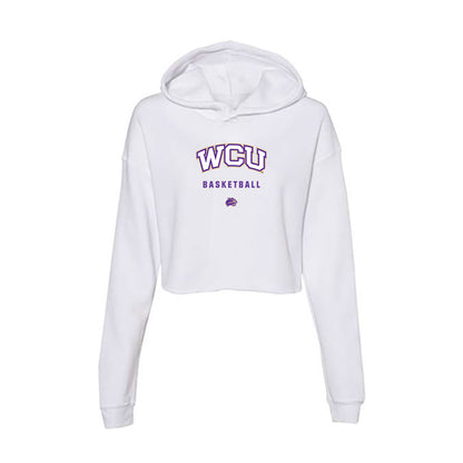Western Carolina - NCAA Women's Basketball : Betsey Burnett - Classic Shersey Women's Crop Fleece Hoodie-0