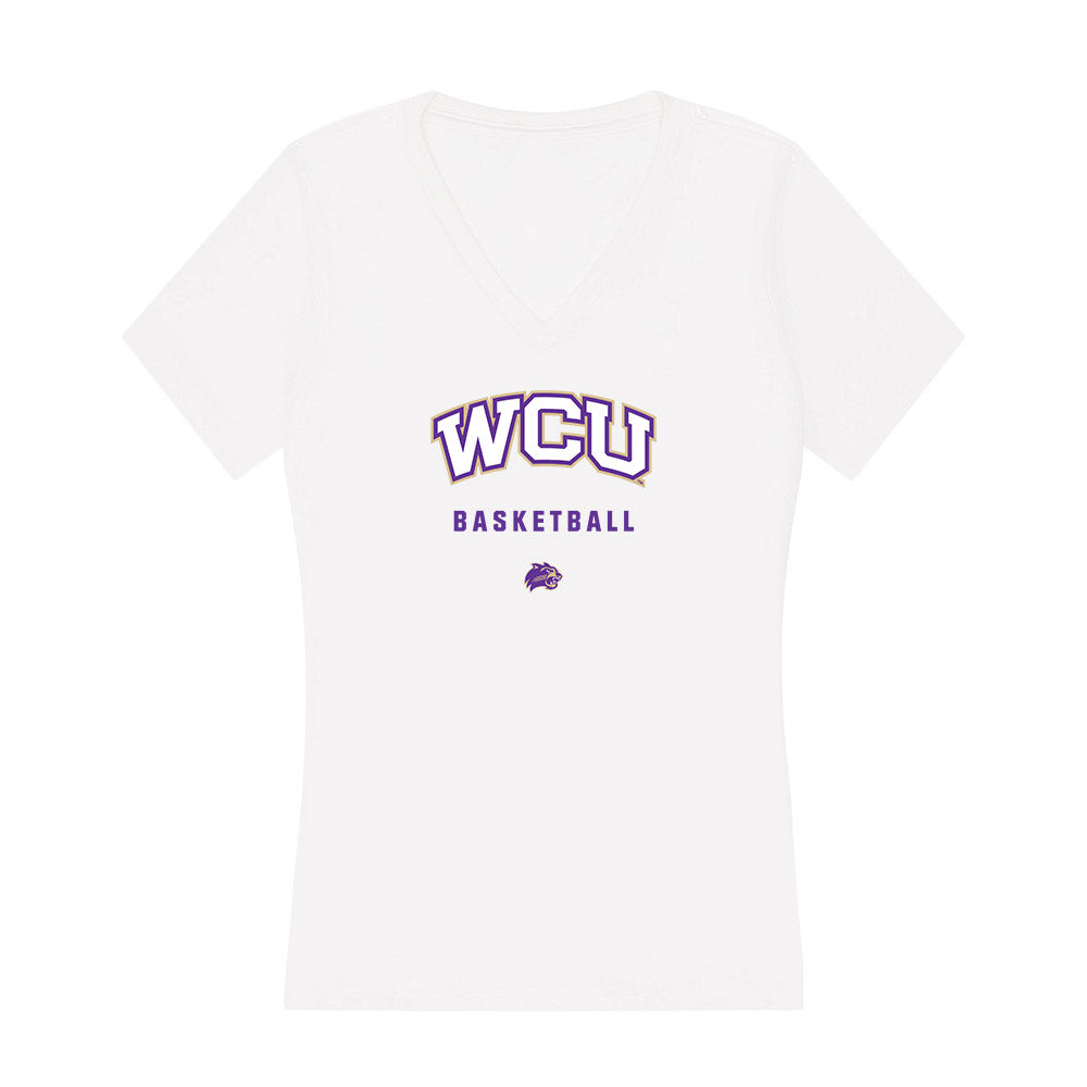 Western Carolina - NCAA Women's Basketball : Christina Bowers - Classic Shersey Women's V-Neck T-Shirt-0