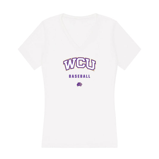 Western Carolina - NCAA Baseball : Dominic Robinson - Classic Shersey Women's V-Neck T-Shirt-0