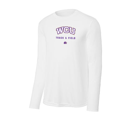 Western Carolina - NCAA Men's Track & Field : Elias Barton - Classic Shersey Activewear Long Sleeve T-Shirt-0