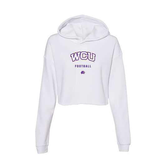 Western Carolina - NCAA Football : Brandon Joseph - Classic Shersey Women's Crop Fleece Hooded Sweatshirt-0