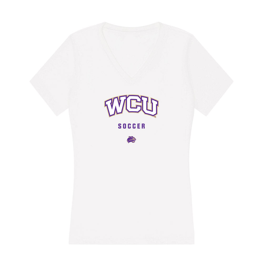 Western Carolina - NCAA Women's Soccer : Alexandra Grammenopoulos - Classic Shersey Women's V-Neck T-Shirt-0
