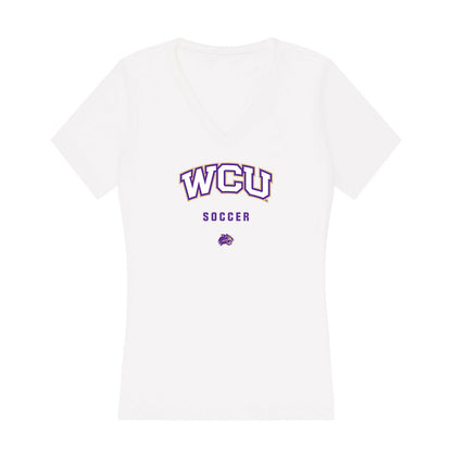 Western Carolina - NCAA Women's Soccer : Alexandra Grammenopoulos - Classic Shersey Women's V-Neck T-Shirt-0