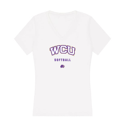Western Carolina - NCAA Softball : Kimber Shambley - Classic Shersey Women's V-Neck T-Shirt-0