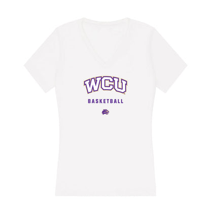Western Carolina - NCAA Women's Basketball : Ally Hollifield - Classic Shersey Women's V-Neck T-Shirt-0