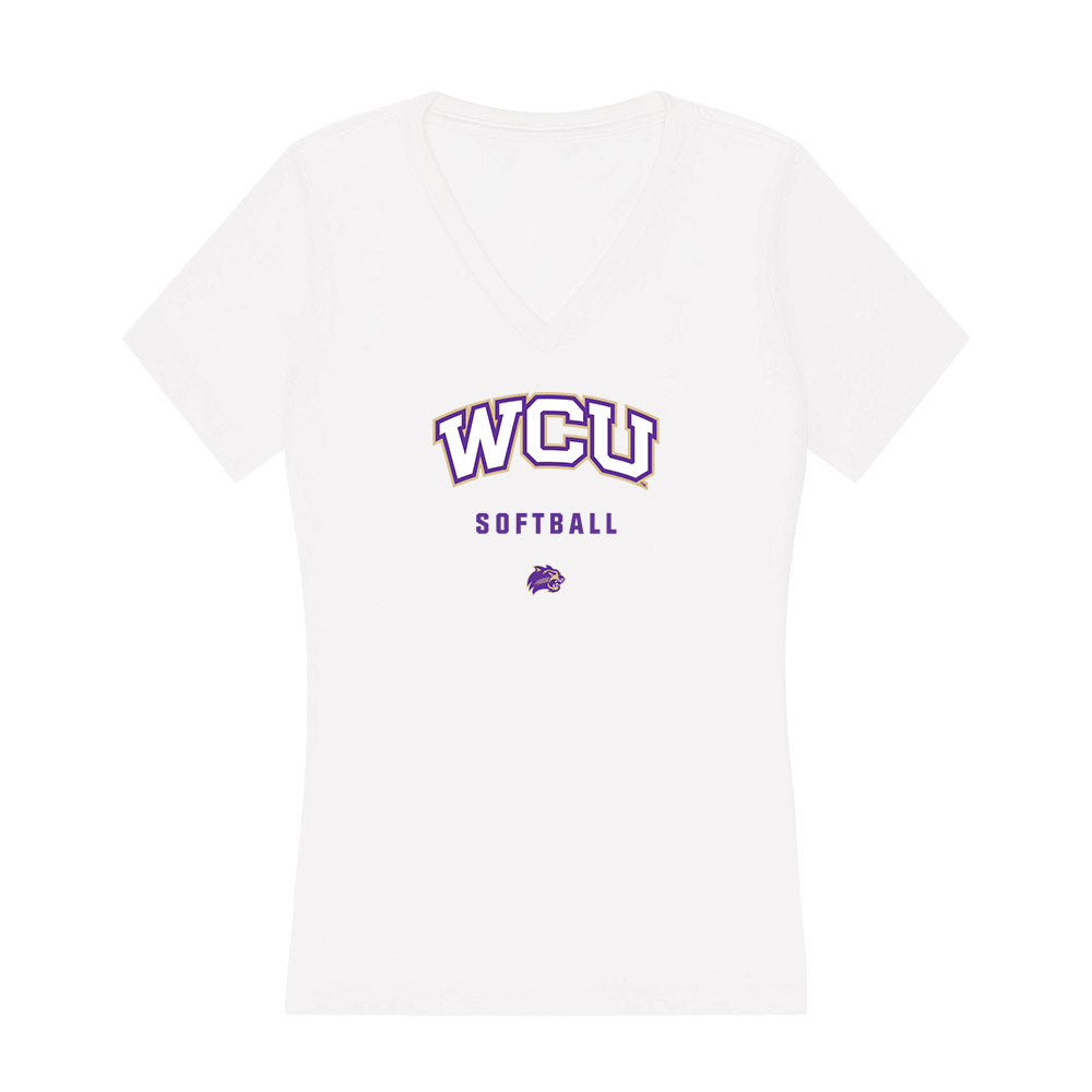 Western Carolina - NCAA Softball : Sydnee Bumgarner - Classic Shersey Women's V-Neck T-Shirt-0