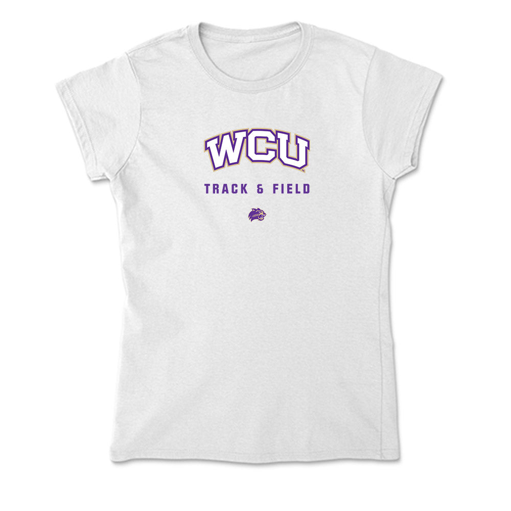 Western Carolina - NCAA Men's Track & Field : Elias Barton - Classic Shersey Soft Style Women’s T-Shirt-0