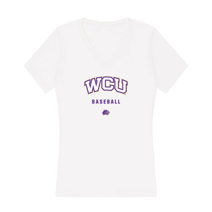 Western Carolina - NCAA Baseball : Ryan White - Classic Shersey Women's V-Neck T-Shirt-0