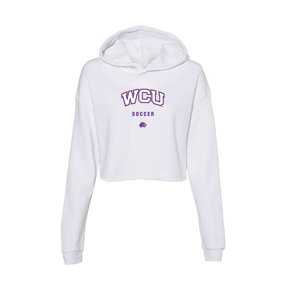 Western Carolina - NCAA Women's Soccer : Mary Mueth - Classic Shersey Women's Crop Fleece Hoodie-0