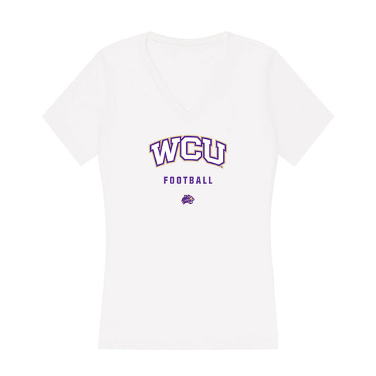 Western Carolina - NCAA Football : Quency Grant III - Classic Shersey Women's V-Neck T-Shirt-0