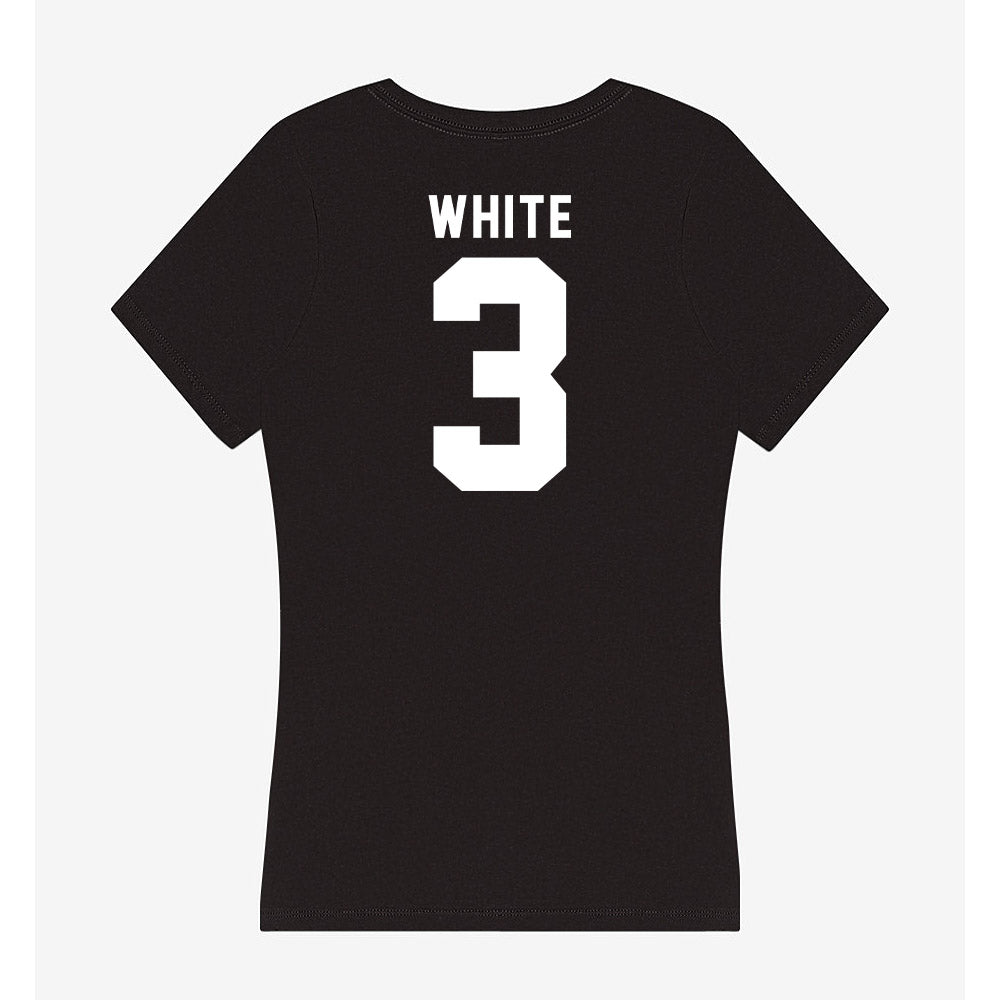 SHSU - NCAA Women's Volleyball : Shaelin White - Women's V-Neck T-Shirt-1