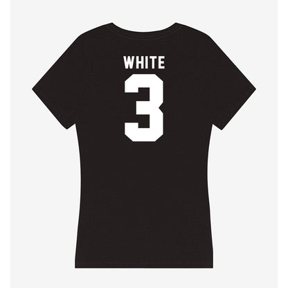 SHSU - NCAA Women's Volleyball : Shaelin White - Women's V-Neck T-Shirt-1
