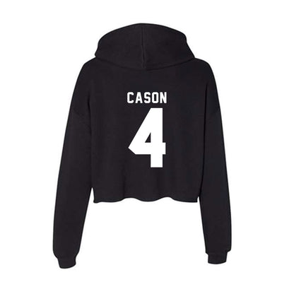 SHSU - NCAA Football : Alijah Cason - Women's Crop Fleece Hoodie-1