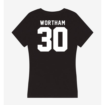 SHSU - NCAA Football : Braylen Wortham - Women's V-Neck T-Shirt-1