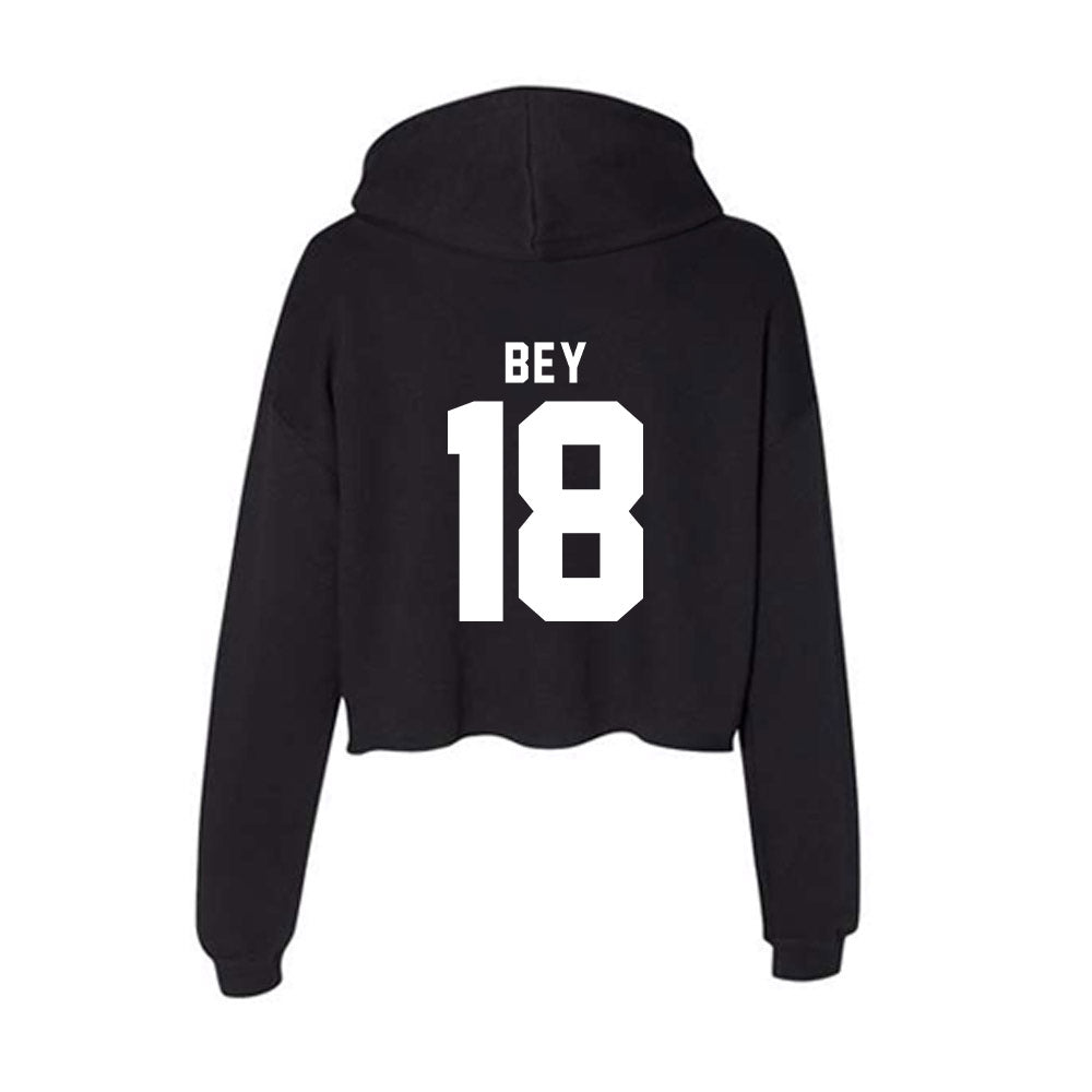 SHSU - NCAA Football : Stacy Bey - Women's Crop Fleece Hoodie-1