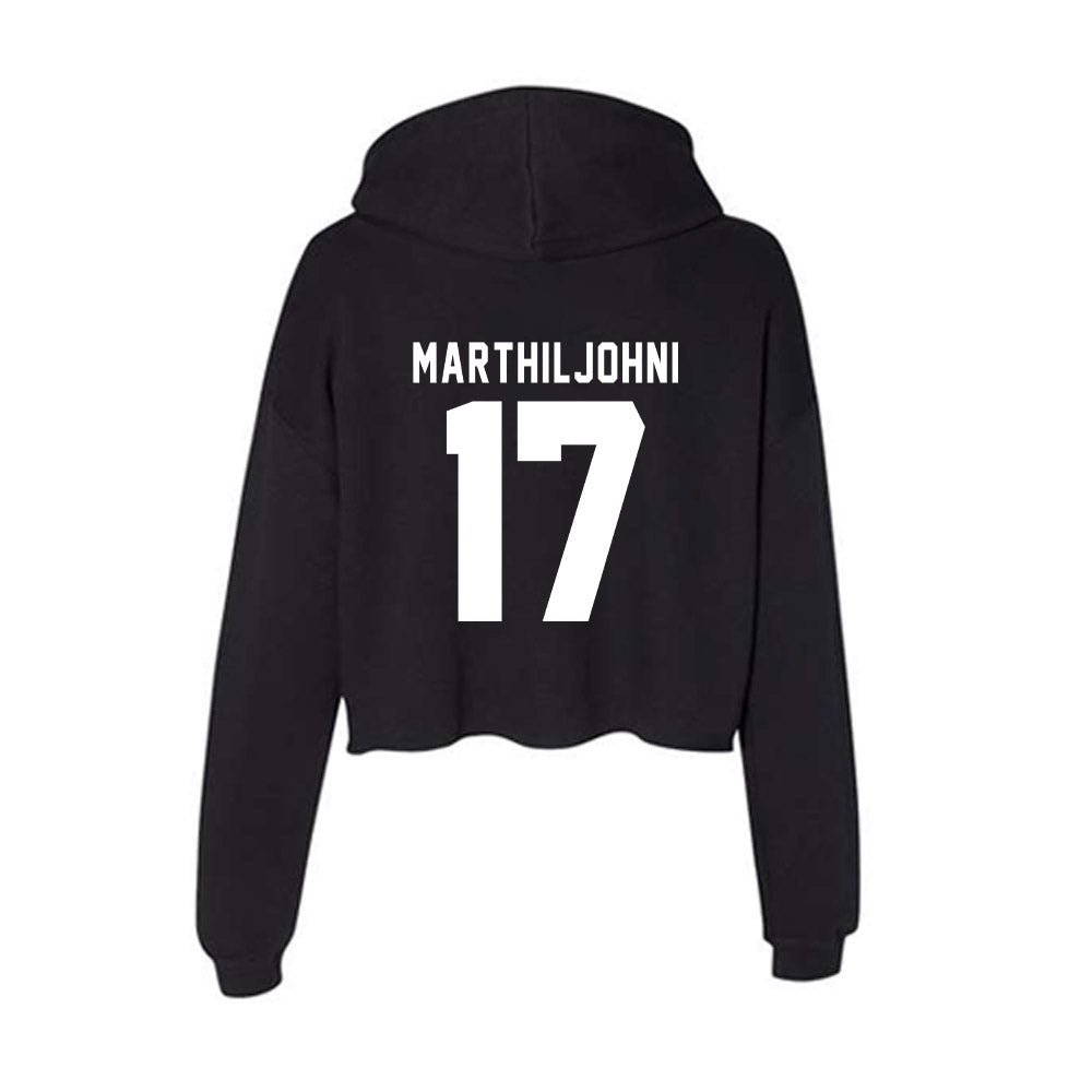 SHSU - NCAA Baseball : Cole Marthiljohni - Women's Crop Fleece Hoodie-1