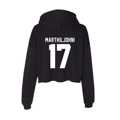 SHSU - NCAA Baseball : Cole Marthiljohni - Women's Crop Fleece Hoodie-1