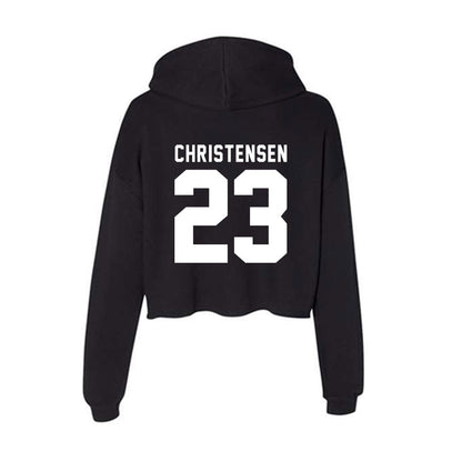 SHSU - NCAA Baseball : Brady Christensen - Women's Crop Fleece Hoodie-1