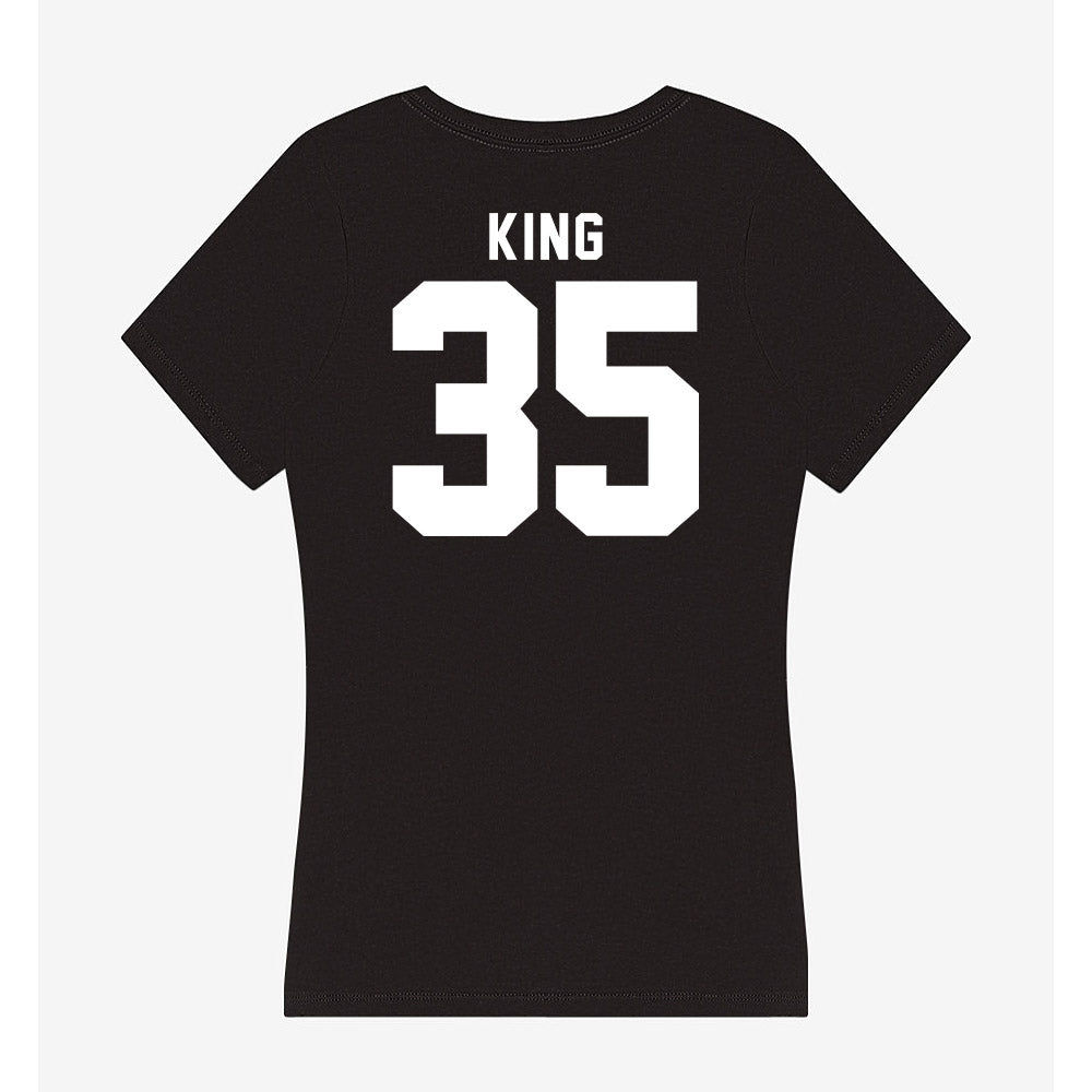 SHSU - NCAA Men's Basketball : Po Boigh King - Women's V-Neck T-Shirt-1