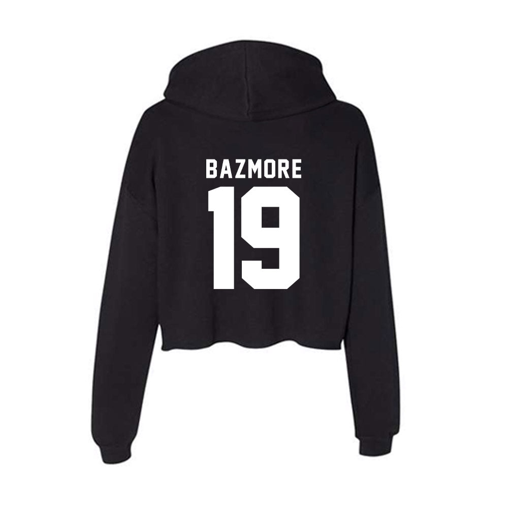 SHSU - NCAA Baseball : Sean Bazmore - Women's Crop Fleece Hoodie-1