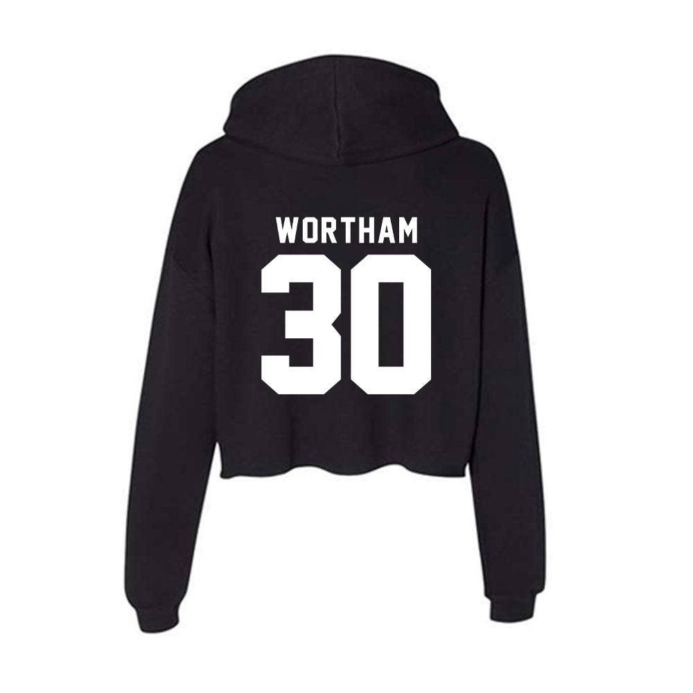 SHSU - NCAA Football : Braylen Wortham - Women's Crop Fleece Hoodie-1