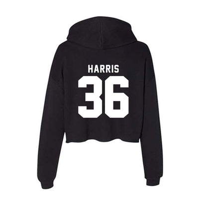 SHSU - NCAA Baseball : Cooper Harris - Women's Crop Fleece Hoodie-1
