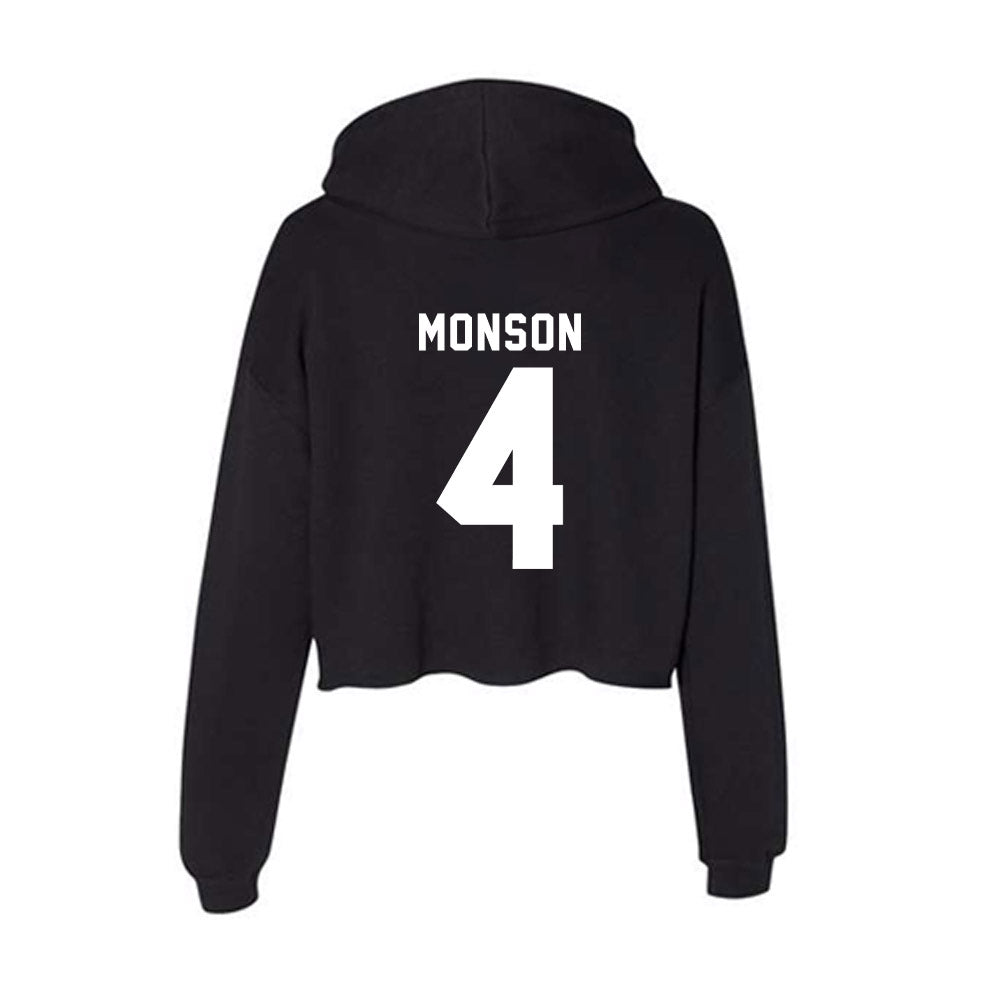 SHSU - NCAA Women's Volleyball : Chloe Monson - Women's Crop Fleece Hoodie-1