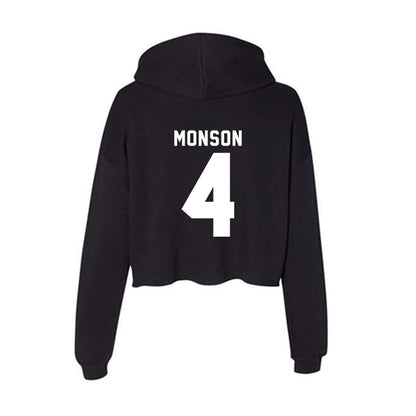 SHSU - NCAA Women's Volleyball : Chloe Monson - Women's Crop Fleece Hoodie-1