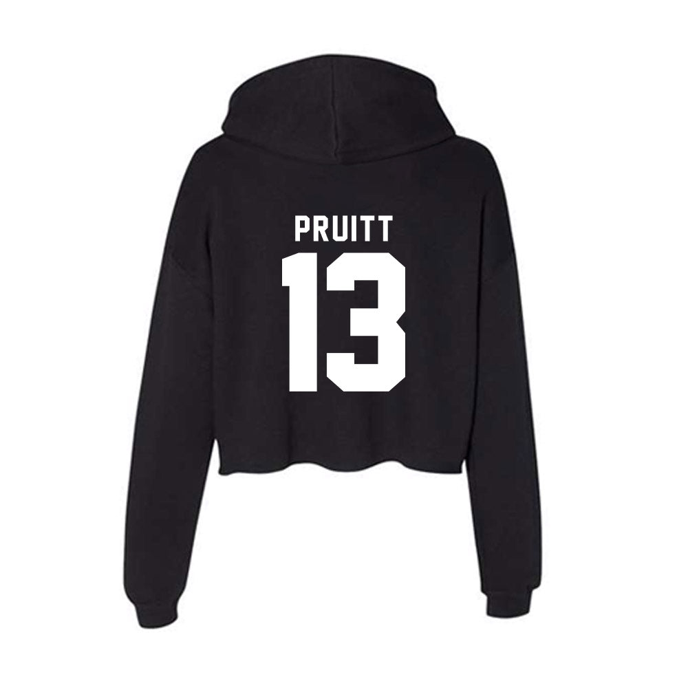 SHSU - NCAA Women's Volleyball : Avery Pruitt - Women's Crop Fleece Hoodie-1