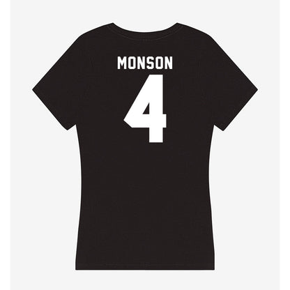 SHSU - NCAA Women's Volleyball : Chloe Monson - Women's V-Neck T-Shirt-1