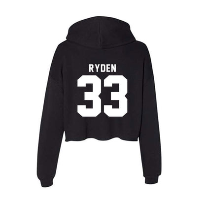 SHSU - NCAA Baseball : Tyer Ryden - Women's Crop Fleece Hoodie-1