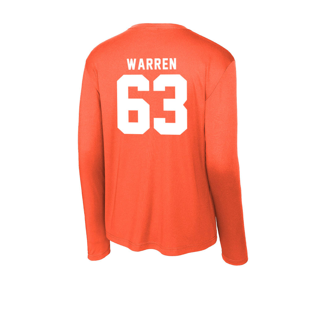 SHSU - NCAA Football : Joseph Warren - Activewear Long Sleeve T-Shirt-1
