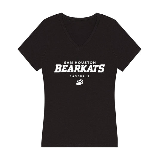 SHSU - NCAA Baseball : Cole Marthiljohni - Women's V-Neck T-Shirt-0