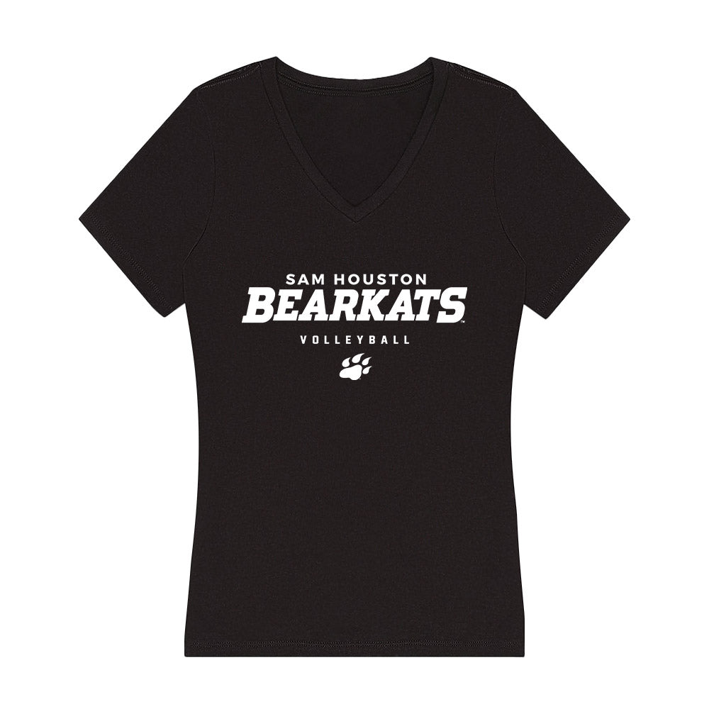 SHSU - NCAA Women's Volleyball : Kameron Rector - Women's V-Neck T-Shirt-0