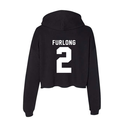 Bradley - NCAA Women's Volleyball : Gracie Furlong - Women's Crop Fleece Hoodie-1