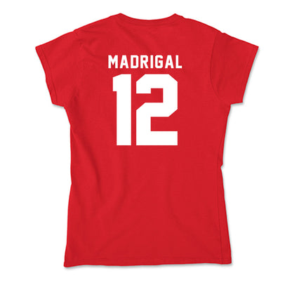 Bradley - NCAA Men's Soccer : Emilio Madrigal - Soft Style Women’s T-Shirt-1