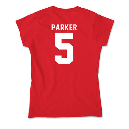 Bradley - NCAA Women's Volleyball : Chloe Parker - Soft Style Women’s T-Shirt-1