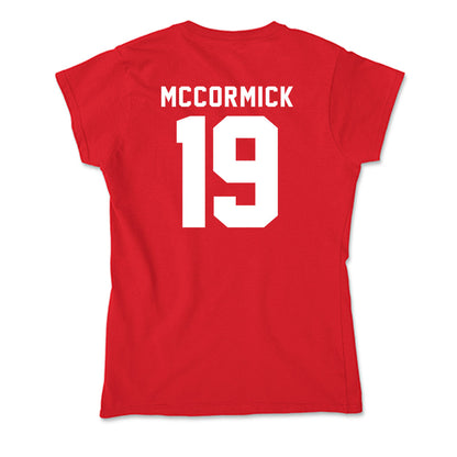 Bradley - NCAA Baseball : Colin McCormick - Soft Style Women’s T-Shirt-1